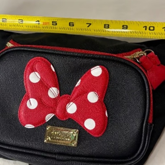 Minnie Mouse Black and Red Polka Dot fanny pack - Picture 5 of 8